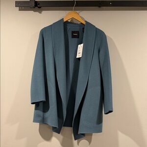 Theory Clairene Shawl Bluestone P